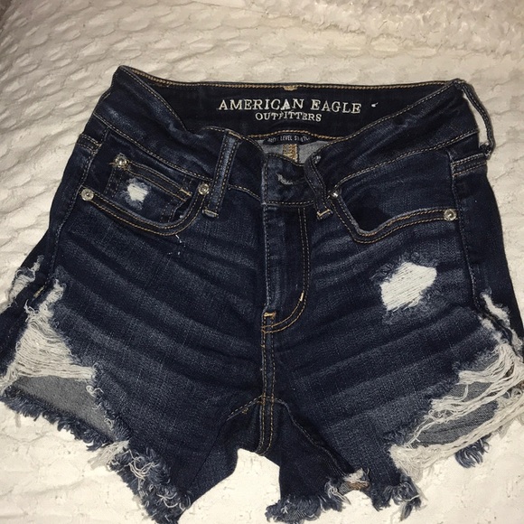 American Eagle Outfitters Pants - American Eagle distressed denim shorts!